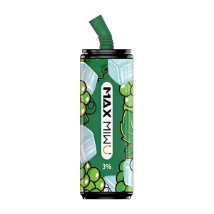 Max Mi wu Cokes Tin Wegwerp E-sigaretten 3600 Rookwolken - Juicy-green-druiven