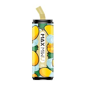 Max Mi wu Cokes Tin Wegwerp E-cigs 3600 Rookwolken - Mango-ijs