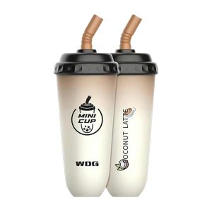 WDG Mini Cup Wegwerp Vape 5000 Puffs - Coconut Latte
