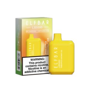 ELF BAR LB5000 Disposable 5000 trekjes Pineapple Coconut Ice 14 ml
