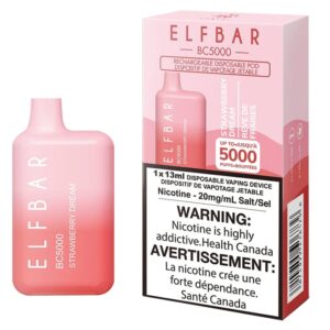ELF BAR BC5000 Disposable Strawberry Dream 5000 trekjes 13 ml