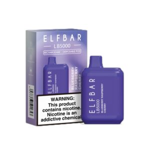 ELF BAR LB5000 Disposable Blueberry Raspberry Cherry 5000 trekjes