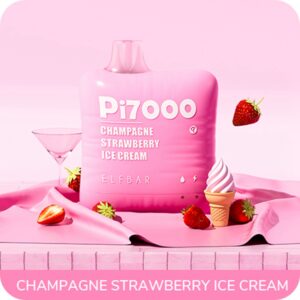 ELF BAR PI7000 Disposable Champagne Strawberry Ice Cream 7000 trekjes