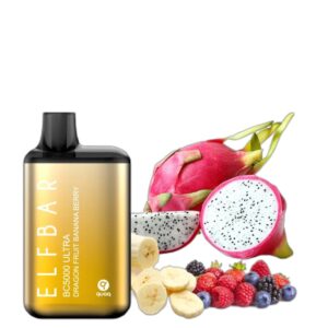 ELF BAR BC5000 Ultra Disposable Dragon Fruit Banana Berry 5000 trekjes