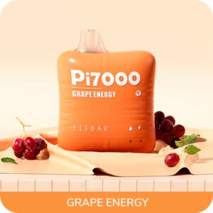 ELF BAR PI7000 Disposable 7000 trekjes Grape Energy 500 mAh