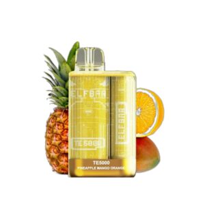 ELF BAR TE5000 Disposable 5000 trekjes Pineapple Mango Orange 550 mAh