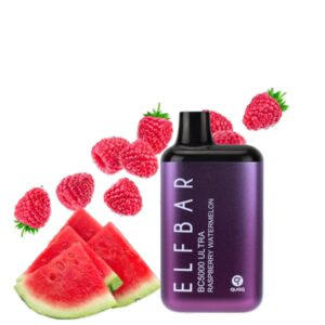 ELF BAR BC5000 Ultra Disposable 5000 trekjes Raspberry Watermelon 650 mAh