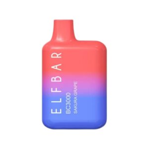 ELF BAR BC3000 Disposable 3000 trekjes Sakura Grape