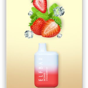 ELF BAR BC2000 Disposable 2000 trekjes Strawberry Ice 850 mAh