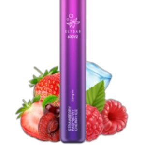 ELF BAR 600V2 Disposable Strawberry Raspberry Berry Ice 600 trekjes 550 mAh