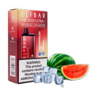 ELF BAR BC5000 Ultra Disposable Watermelon Ice 5000 trekjes 17 ml